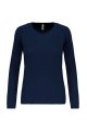 Dames Sportshirt Proact LS PA444 SPORTY NAVY